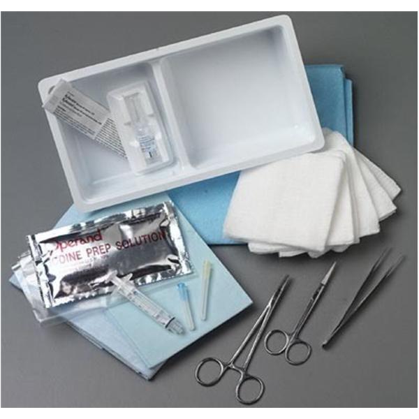Tray Suture Removal With Lidocaine/Gauze/Needle Sterile 10/Case